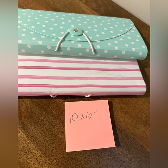 New, never used. Small organizers, bundle of 2. Great to organize receipts! - Picture 5 of 5